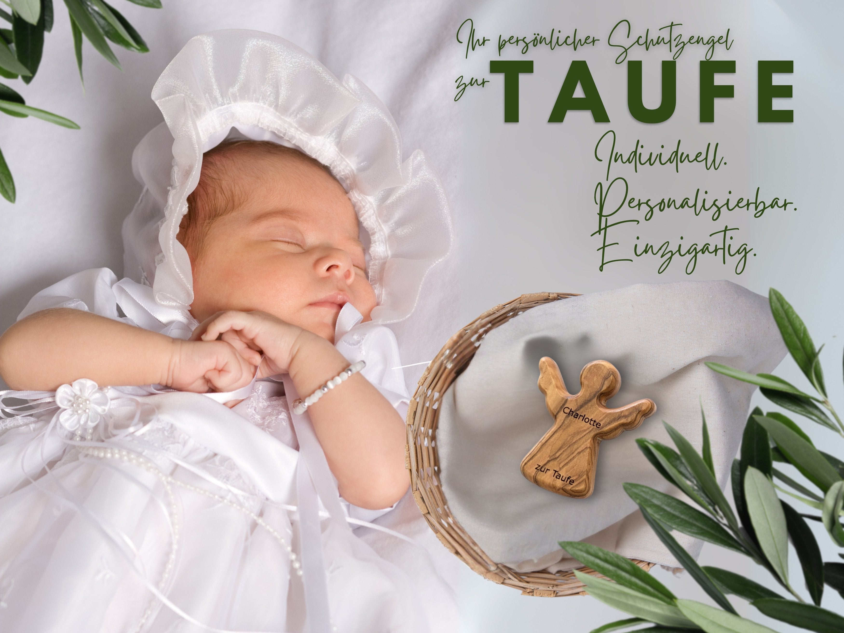 Schutzengel zur Taufe personalisiert
