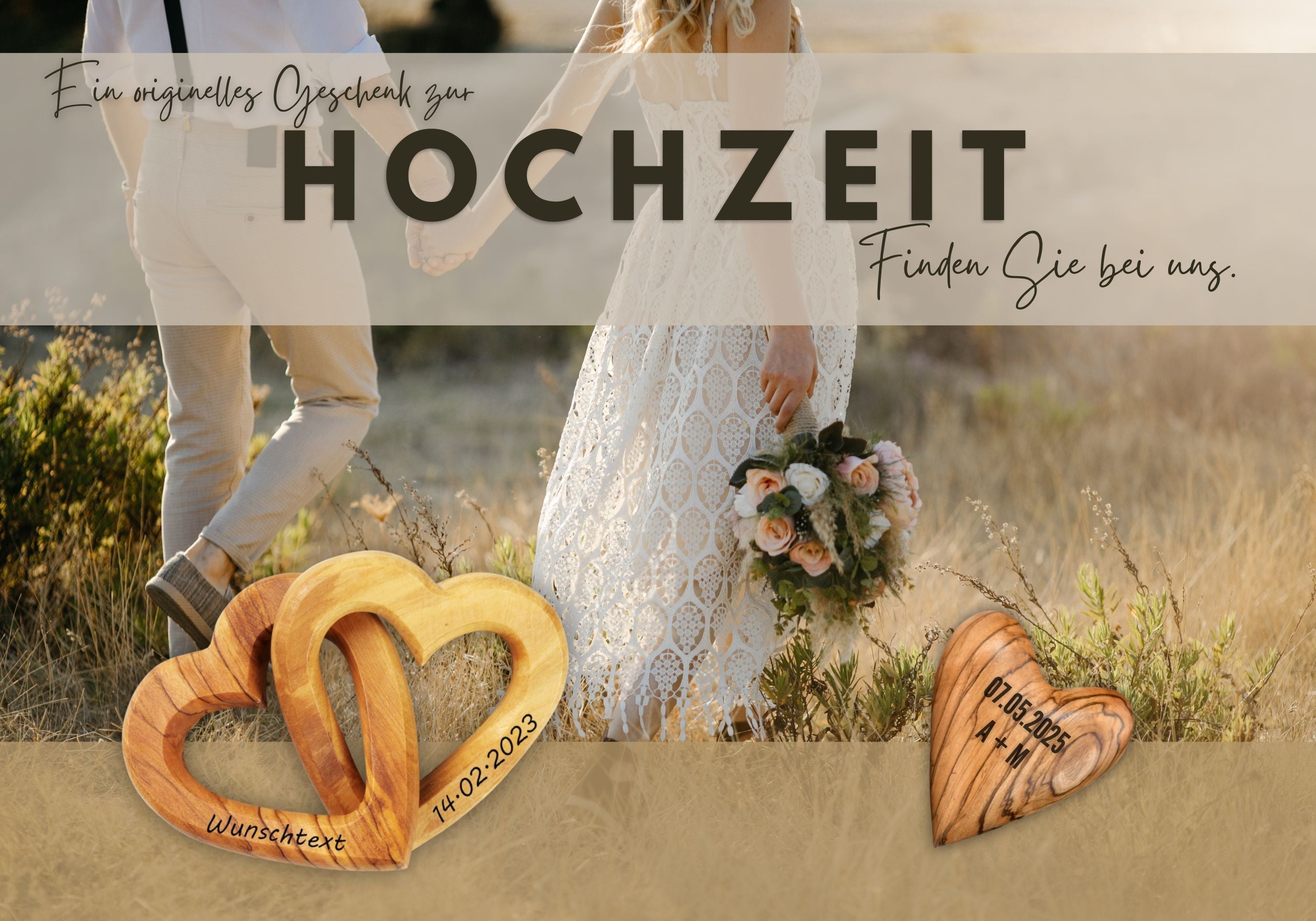 Originelles Hochzeitsgeschenk - einer den schönsten Tagen im Leben des Hochzeitspaars