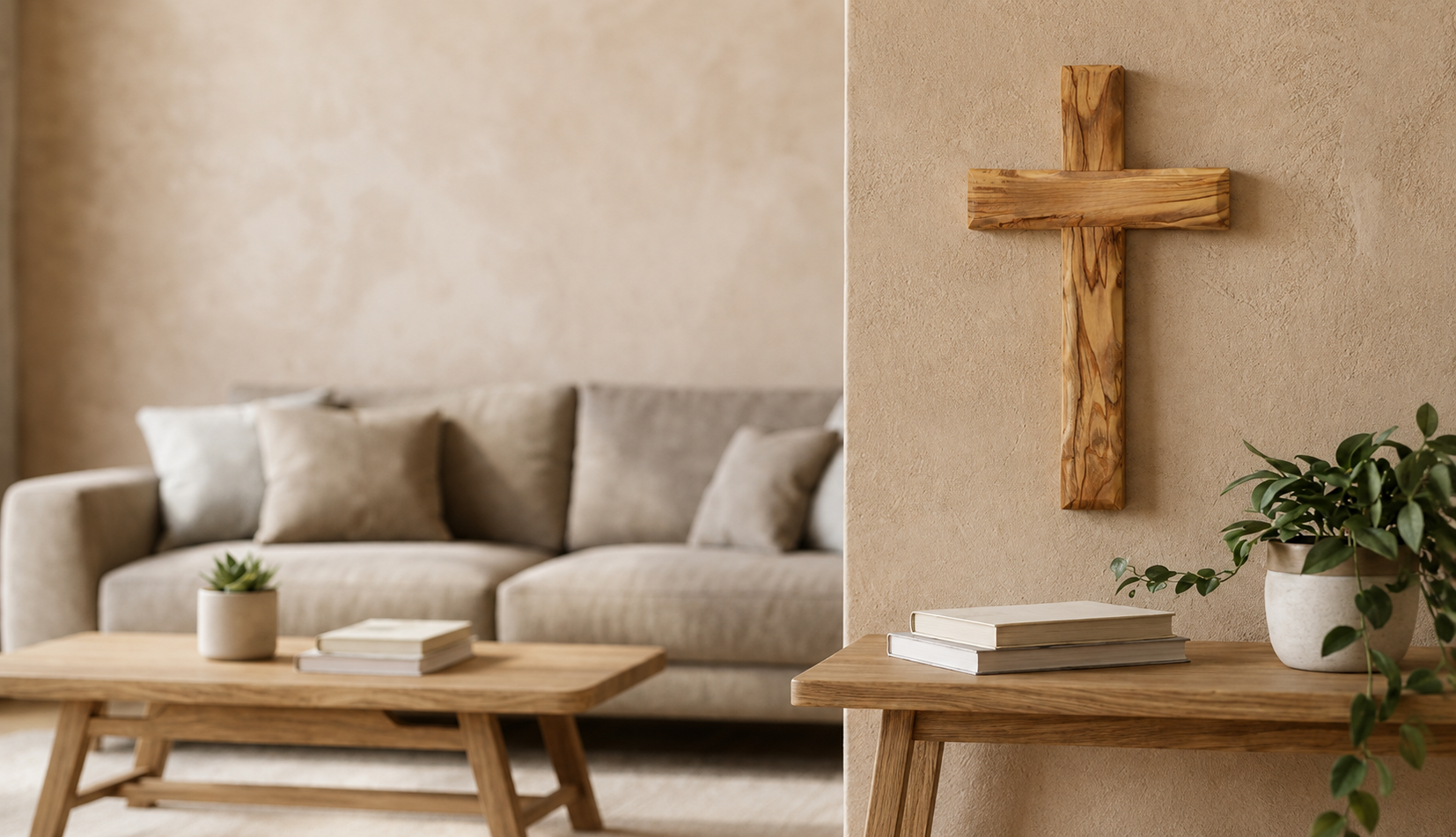 Wandkreuz Wohnzimmer 2026: Bestes Olivenholz-Kreuz im Test
