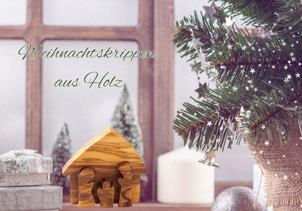 Weihnachtskrippen aus Holz