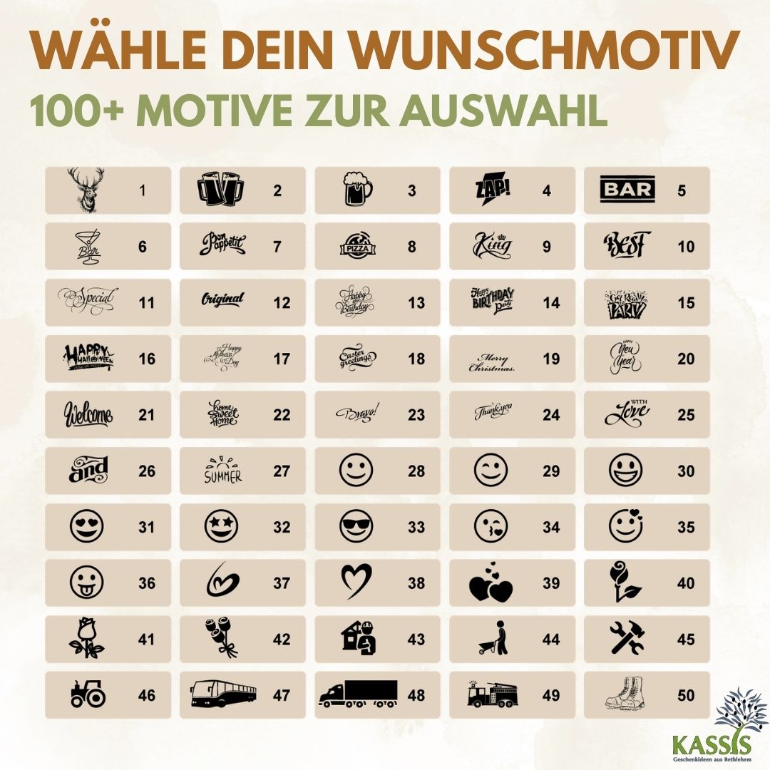 Personalisierter Flaschenöffner aus Olivenholz mit Gravur & Magnet | Geschenk für Männer, Vatertag, Geburtstag