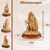 Flucht nach Ägypten – Handgeschnitzte Olivenholzskulptur aus Bethlehem (30 cm)