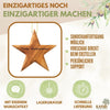 Personalisierter Stern Anhänger Weihnachtsdeko mit Gravur