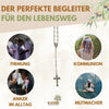 Rosenkranz mit ovalen Perlen aus Perlmutt