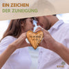 Personalisiertes Olivenholz Herz Handschmeichler mit Gravur