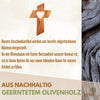 Personalisiertes Kreuz mit Herz - handgefertigt aus Olivenholz