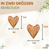Personalisiertes Olivenholz Herz Handschmeichler mit Gravur
