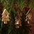 Weihnachtsdeko Baumschmuck Krippe im Tannenbaum mit Rinde 3er Set - Kassis Geschenkartikel GmbH